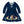 Load image into Gallery viewer, Navy Nativity Border Button-Accent A-Line Dress
