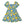 Load image into Gallery viewer, Marina Blue Lemon Drop Ruffle-Hem A-Line Dress
