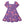 Purple Polly Paisley 3-Tier A-Line Dress