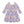 Orchid Petal Rose Velour Poet-Sleeve Dress