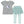 Load image into Gallery viewer, Gray Heather Tulip-Sleeve Top &amp; Mint Kitty Dreams Skirted Leggings
