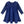 Navy Ribbed Velour Baby-Doll Dress