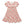 Kids Lt.Pink Cherries Ruffle Tiered A-Line Dress