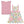 Dusty Pink Ribbed Ruffle Sleeveless Top & Meadow Floral Sleeveless Dress