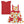 Load image into Gallery viewer, Red Ribbed Top &amp; Candy Apple Apron Dress

