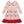 Pale Pink Christmas Balls Ruffle-Hem Dress