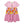 Millie Loves Lily Girls Violet Happy Apple Printed Tiered Short Sleeve Dress