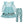 Aqua Penguin Skate Angel-Sleeve Dress & Leggings