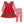 Millie Loves Lily Girls Red Christmas Tree Border Angel Wing Dress & Legging Set