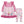 Millie Loves Lily Girls Pink Princess Border Print Dress and Legging Set, 2-PCS