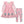 Pink Snow Girls Angel-Sleeve Dress & Leggings