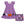 Millie Loves Lily Girls Purple Flutter Sleeve Dress & Matching Short Set