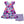Millie Loves Lily Girls Periwinkle Rose Angel-Sleeve Dress & Purple Dot Shorts Set