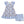 Periwinkle Bunny Meadow Angel-Sleeve Dress & Shorts