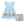 Kids Ice Blue Howdy Boots Border Print Dress & Shorts Set