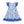 Load image into Gallery viewer, Light Blue Bows Angel-Sleeve Dress
