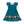 Millie Loves Lily Girls Teal Unicorn Pony Border Angel Sleeve Dress