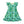 Load image into Gallery viewer, Green Four Leaf Angel-Sleeve Dress
