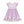 Lilac Bunny Flower Angel-Sleeve Dress