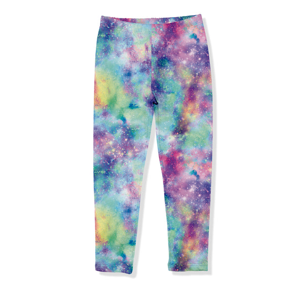 Purple Tie-Dye Leggings