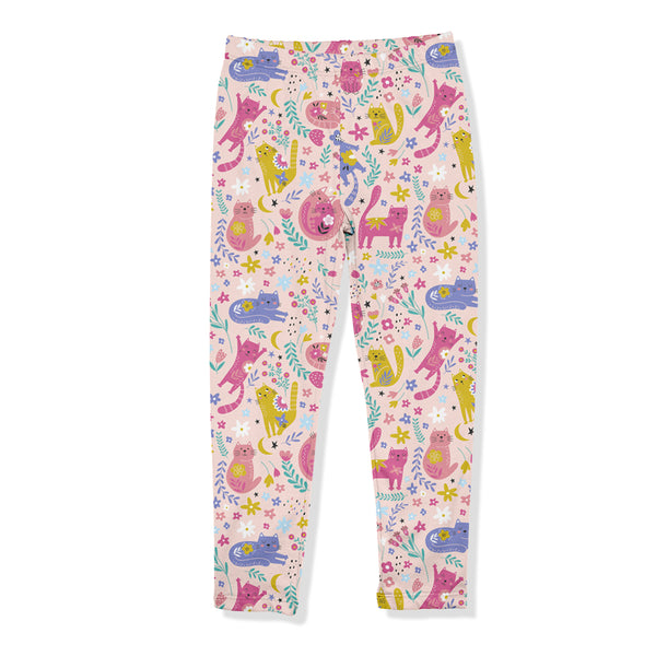 Pink Kitty Cats Leggings