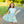 Load image into Gallery viewer, Kids Light Blue School Supplies Ruffle-Hem A-Line Dress
