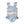 Turquoise Water Stripe Ruffle-Accent One-Piece