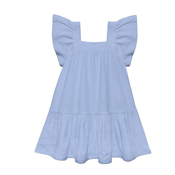 Periwinkle French-Terry Cover-Up