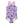 Lilac Bubble Gum Mermaid Ruffle-Accent Strap One-Piece