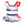 Load image into Gallery viewer, Red USA Stars Ruffle-Accent Tankini
