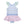 Load image into Gallery viewer, Periwinkle &amp; White Gingham Ruffle Skirted One-Piece
