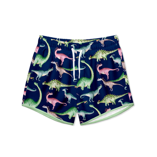 Navy Dino Dynamic Swim Shorties