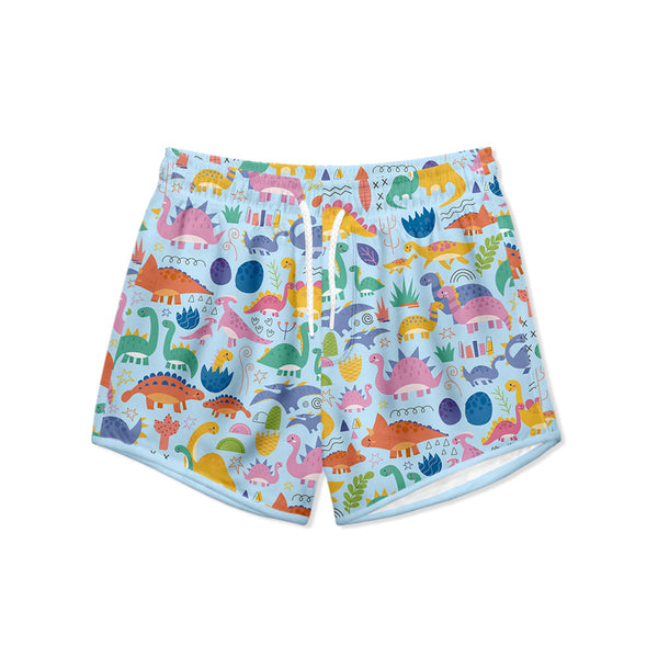 Ice Blue Dino Rama Swim Shorties