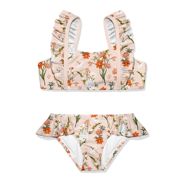 Light Peach Audrey Floral Bikini