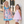 Light Peach & Nile Blue Diminika Unicorn Ruffle-Hem Yoke Dress