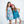 Teal Sleeveless Ruffle Babydoll Top & Kitty Cats Bike Shorts