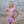 Pink Floral Ruffle-Neck Skirted Bikini