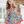 Ice Blue Tara Floral Button-Front Angel-Sleeve Dress