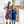 Load image into Gallery viewer, Navy Bow Bell-Sleeve A-Line Dress &amp; Autumn Florals Leggings
