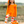 Orange Ruffle-Hem Long-Sleeve Top & Cream Pumpkins Leggings