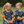 Teal & Orange Jack-O'-Lanterns & Witch Hats Henley