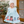 Mint & White Snowflakes & Woodland Christmas Angel-Sleeve Dress