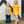 Yellow Ruffle Long-Sleeve Top & Sunflower Flare Leggings