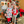 Cream Nutcracker Dance Bow-Sleeve A-Line Dress & Red Leggings