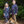 Dark Navy Doggie Christmas Front-Pocket A-Line Dress & Stripe Leggings