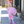 Lilac Crewneck Sweatshirt & Velour Candy Tie-Dye Joggers