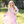 Light Pink Floral Coquette Long-Sleeve Midi Dress