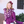 Load image into Gallery viewer, Unicorn Rainbow Velour Sweatshirt &amp; Plum Velour Skirted Leggings
