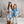 Marina Blue Longsleeve Babydoll Top & Snowmen&Trees Leggings