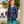 Load image into Gallery viewer, Navy Christmas Tree Forest A-Line Dress
